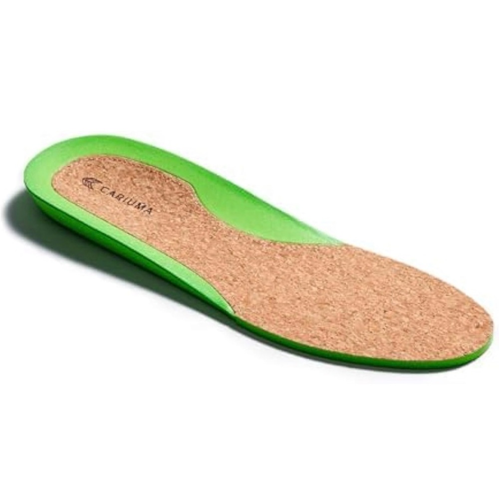 Cariuma White Low-Top Sneakers with Lime Green Insole - Picture 11 of 11